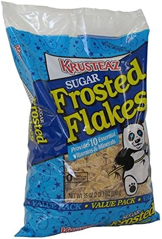 Continental Mills Krusteaz Frosted Flake Cereal, 35 Ounce -- 8 per case.