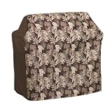 48 Wide Metro Black Cart Style BBQ Cover by The Cedar Store