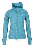 Bench Damen Fleecejacke FUNNEL NECK D, celestial-blue blush, S, BLEA0021D_BL138-SK036