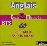 Anglais BTS Textes et m�thodes : 2 Cd-audio