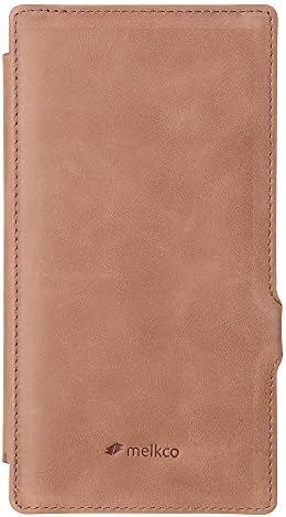 Melkco - Premium Leather Case for Nokia Lumia 1520 - Book Type - (Classic Vintage Brown) - NKL520LCJB1BNCV