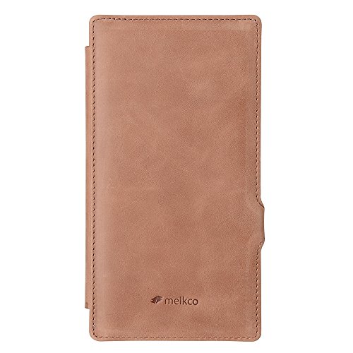 Melkco - Premium Leather Case for Nokia Lumia 1520 - Book Type - (Classic Vintage Brown) - NKL520LCJB1BNCV