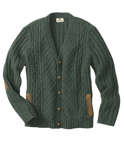Woolrich Men's Lexington Cardigan, OLIVE HTR (Green), Size M Woolrich Men's Lexington Cardigan