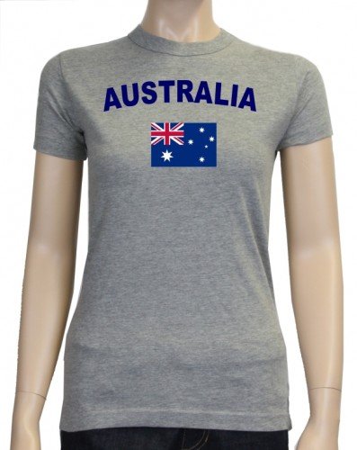 Australien T-Shirt girly Grau, Gr.S