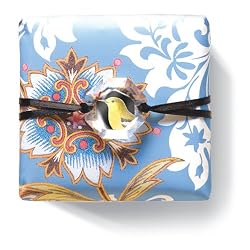 Bird Blue - Vanilla Orange Fringe Studio Gypsy Wrapped Soap With Crystal