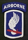 173rd Airborne Brigade Full Color Dress Patch W/ Airborne Tab