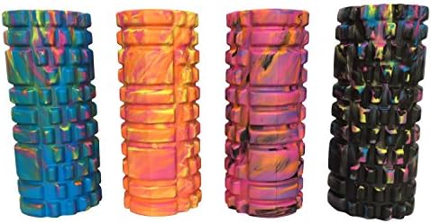 Dakott Deep Tissue Massage Foam Roller, 13" x 5", Pink Camouflage