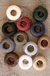 Sajou Neutral Fil Au Chinois Single Ply Waxed Linen Sewing Threads