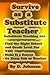 Substitute Teacher: Survive as a Substitute Teacher; How to Survive In Today's Classroom