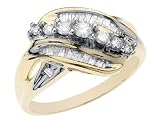 Diamond Cocktail Ring 1/2 Carat (ctw) in Yellow Gold