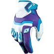 One Industries Armada Men's MotoX Motorcycle Gloves - Purple/White