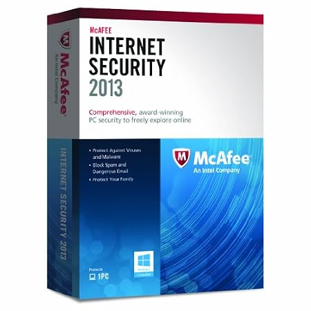 McAfee Internet Security  2013 - 1 PC, 12 month Subscription (PC)