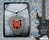 KISS Sonic Boom Metal Guitar Pick Necklace Boxed Music Festival Wear
