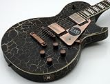 NEW PRO SET NECK LP w/ EMGs CRACKLE FIN ELECTRIC GUITAR