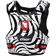 Thor MX Sentinel Illusion Protector Adult Roost Deflector Dirt Bike Motorcycle Body Armor - Black/White