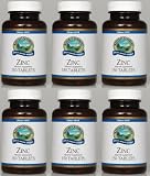 Naturessunshine Zinc Supports Immune System 25 mg 150 Tablets (Pack of 6)