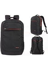 BRINCH(TM) 15.6 Inch Unisex's Daily Waterproof Backpacks Canvas Laptop Softback School College Teen Grils Boys Students Backpack For 15-15.6 Inch Laptop / Notebook Computer / MacBook / MacBook Pro (15.6 inches,Black)