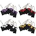 NUOLUX Gift Tags with String Wedding Craft Hang Tags Mini Hanging Wooden Blackboard Gift Tag -10pcs