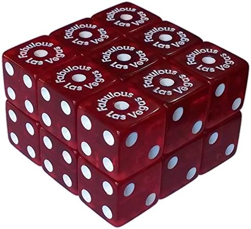 MagneticCube 3x3x2 Dice Puzzle: Red Translucent Las Vegas