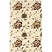 Safavieh Jardine Collection JAR811A Handmade Ivory Wool Area Rug, 8-Feet by 10-Feet
