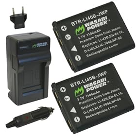 Wasabi Power Battery and Charger Kit for Fujifilm NP-45, NP-45A and Fuji FinePix L30, L50, L55, T200, T205, T300, T305, T310, T350, T360, T400, T410, XP10, XP11, XP15, XP20, XP21, XP22, XP30, XP31, XP50, Z10fd, Z20fd, Z30, Z31, Z33WP, Z35, Z37, Z70, Z71, Z80, Z81, Z90, Z91, Z100fd, Z110, Z115, Z200f