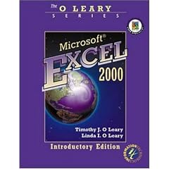 O'Leary Series:  Microsoft Excel 2000 Introductory Edition