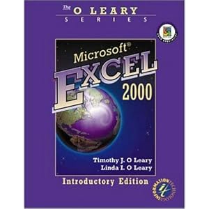 O'Leary Series:  Microsoft Excel 2000 Introductory Edition