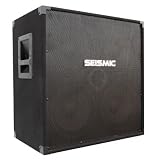 Seismic Audio – 410 Bass Guitar Speaker Cabinet with Horn PA DJ 400 Watts 4×10 4 10