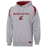 Nike Washington State Cougars Ash Pass Rush Hoody Sweatshirt