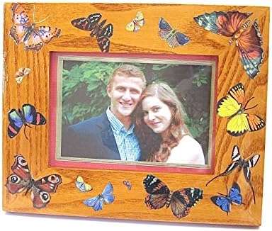 Decoupage butterfly picture frame