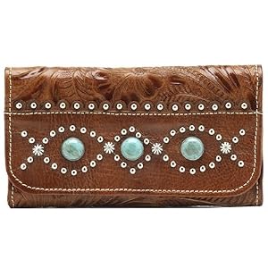 American West Everyday Cowgirl Ladies Tri-Fold Wallet by Western Style Wallets