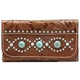 American West Everyday Cowgirl Ladies Tri-Fold Wallet by American West