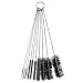Dxg 8.2 Inch Nylon Tube Brush Set Cleaning Brush Set for Drinking Straws, Glasses, Keyboards, Jewelry Cleaning, Set of 20