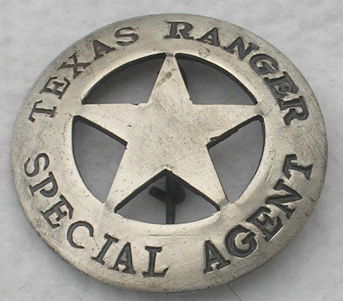 Texas Ranger Special Agent Old West Police Badge
