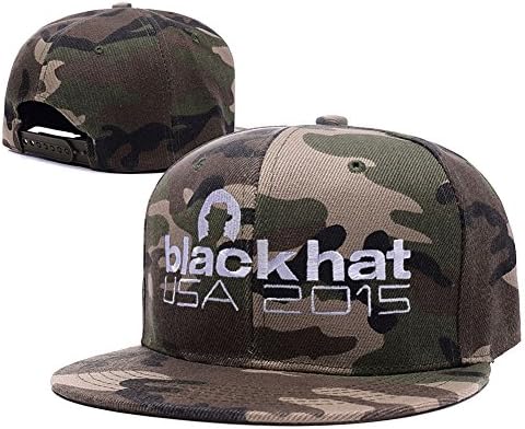 YTENG Blackhat USA 2015 Logo Embroidery Camouflage Cap Camo Snapback Hat