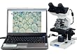 OMAX 40X-2000X Digital Lab LED Binocular Compound Microscope with Built-in 1.3MP USB Camera and Double Layer Mechanical Stage