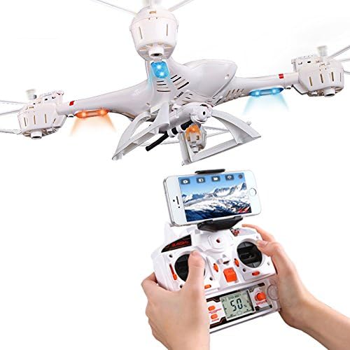 Fochut WIFI FPV MJX X400 C4010 Headless Aerial 6Axis RC Quadcopter RTF 2MP Camera Drone+2pcs Extral Battery