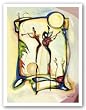 Spotlight on Guitar by Alfred Gockel 27.5"x35.5" Art Print Poster