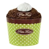 Heritage Lace Petits Fours Two Piece Chocolate Cupcake Soap and Towel Set