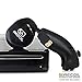 Recoil Automatic Cord Winder for USB Cables, Phone, Tablet and Reader Chargers, Sync Cables and Other Cords. No More Tangled Cords! The Original Retractable Cord Organizer. Black, Size Large