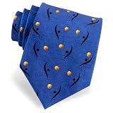 Water Polo Tie By Wild Ties  Blue Silk
