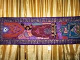 Review exoticindiacollection.com  / 40% Off Spectacular Zardozi India Sari Tapestry Wall Hanging Table Runner