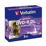 Verbatim DL 8X Lightscribe 5er Pack