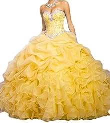  Crystal Tiered Sweetheart  Ball Gown Quinceanera Dress 