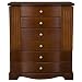 Target 5 Drawer Upright Armoire - Brown Image