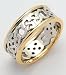 14K All White Contemporary Celtic Band