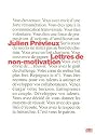 Lettres de non-motivation
