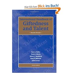 International Handbook of Giftedness and Talent
