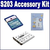 Nikon Coolpix S203 Digital Camera Accessory Kit includes: ZELCKSG Care & Cl ....