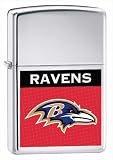 NFL Baltimore Ravens Brushed Chrome Zippo Lighter